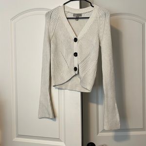 White cardigan